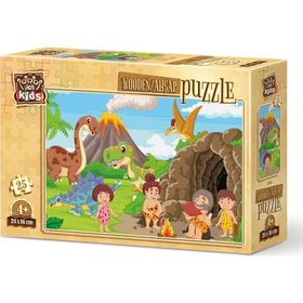 Art Puzzle 5868 25 Parça Taş Devri Ailesi Puzzle