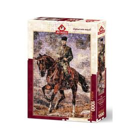 Art Puzzle Atatürk Sakarya İsimli Atıyla Kolaj 1000 Parça Puzzle