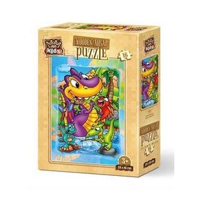Art Puzzle Balıkçı Dinazorlar 16 Parça Ahşap Puzzle