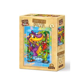 Art Puzzle Balıkçı Dinazorlar 16 Parça Ahşap Puzzle