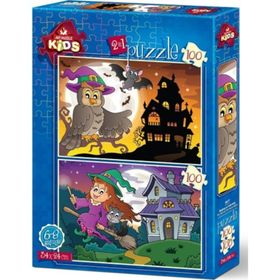 Art Puzzle Baykuş ve Tatlı Cadı