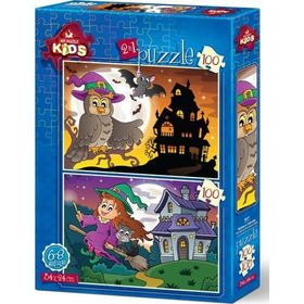 Art Puzzle Baykuş ve Tatlı Cadı