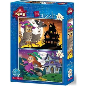 Art Puzzle Baykuş ve Tatlı Cadı