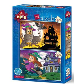 Art Puzzle Baykuş ve Tatlı Cadı