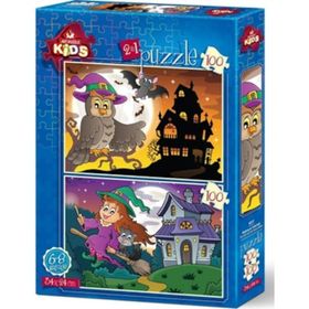 Art Puzzle Baykuş ve Tatlı Cadı