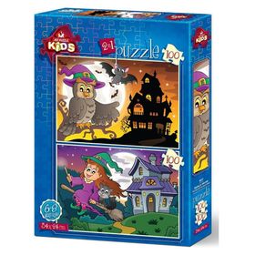 Art Puzzle Baykuş ve Tatlı Cadı