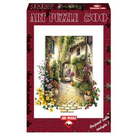 Art Puzzle Çiçekli Ara Sokak 500 Parça Puzzle