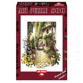 Art Puzzle Çiçekli Ara Sokak 500 Parça Puzzle