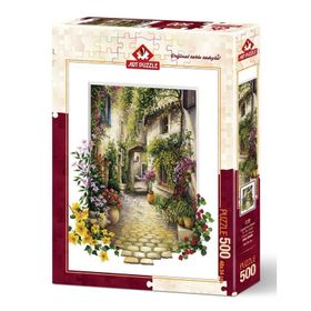 Art Puzzle Çiçekli Ara Sokak 500 Parça Puzzle