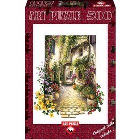 Art Puzzle Çiçekli Ara Sokak 500 Parça Puzzle