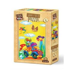 Art Puzzle Çılgın Uçurtmacılar 16 Parça Ahşap Puzzle