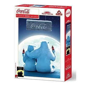 Art Puzzle Coca-Cola Kutup Ayıları 1000 Parça Neon Puzzle