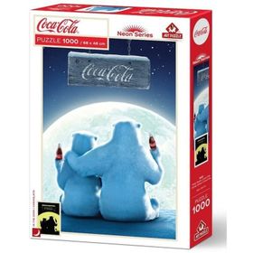 Art Puzzle Coca-Cola Kutup Ayıları 1000 Parça Neon Puzzle