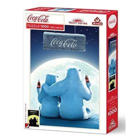 Art Puzzle Coca-Cola Kutup Ayıları 1000 Parça Neon Puzzle
