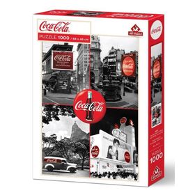 Art Puzzle Coca-Cola Siyah Beyaz'ın Kırmızılığı 1000 Parça Puzzle