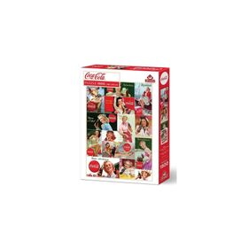 Art Puzzle Coca-Cola Vintage Kızları Kolaj 1500 Parça Puzzle