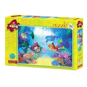 Art Puzzle Dalgıç Çocuklar 50 Parça Puzzle