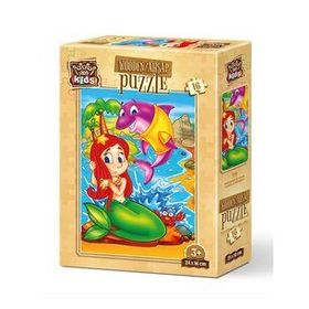 Art Puzzle Denizkızı ve Arkadaşları 16 Parça Ahşap Puzzle