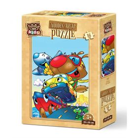 Art Puzzle Hızlı Köpek 16 Parça Ahşap Puzzle