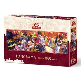 Art Puzzle Jazz'ın Renkleri 1000 Parça Panorama Puzzle