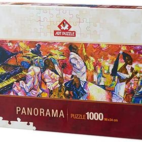 Art Puzzle Jazz'ın Renkleri 1000 Parça Panorama Puzzle