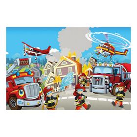 Art Puzzle Kahraman İtfaiyeciler 50 Parça Ahşap Puzzle