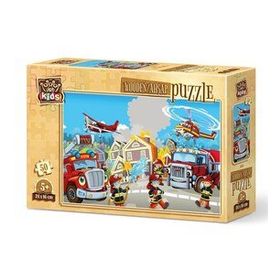Art Puzzle Kahraman İtfaiyeciler 50 Parça Ahşap Puzzle