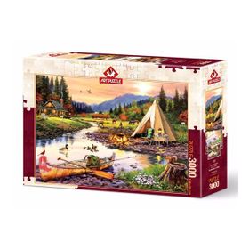 Art Puzzle Kamp Dostları 3000 Parça Puzzle