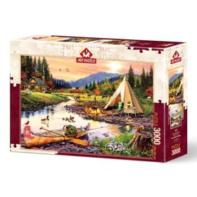 Art Puzzle Kamp Dostları 3000 Parça Puzzle