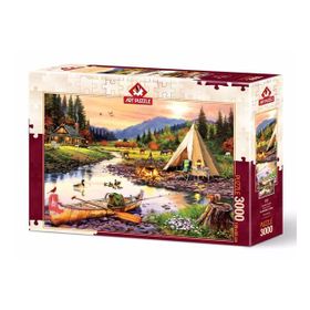 Art Puzzle Kamp Dostları 3000 Parça Puzzle