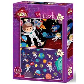 Art Puzzle Kıds 35 + 60 Parça Uzay 4495 Puzzle