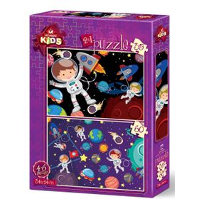 Art Puzzle Kıds 35 + 60 Parça Uzay 4495 Puzzle