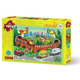 Art Puzzle Kids 50 Parça Taşıtlar ve Trafik Çocuk Puzzle