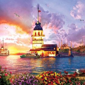 Art Puzzle Kız Kulesi 1000 Parça Puzzle