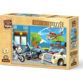 Art Puzzle Koruyucu Ekip 50 Parça Ahşap Puzzle