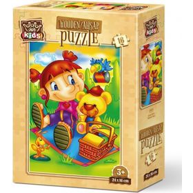 Art Puzzle Misafir Kuş 16 Parça Ahşap Puzzle