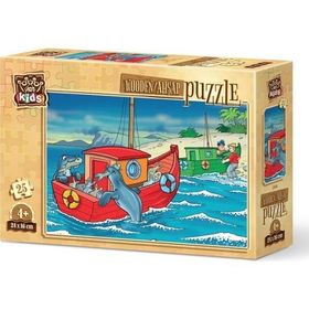 Art Puzzle Mutlu Fok Balıkları 25 Parça Ahşap Puzzle