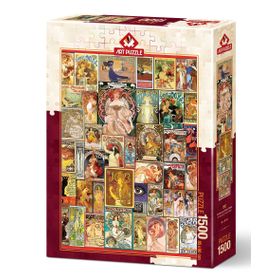 Art Puzzle Nouveau Poster 1500 Parça Puzzle
