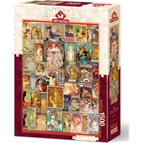 Art Puzzle Nouveau Poster 1500 Parça Puzzle