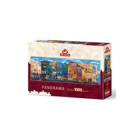 Art Puzzle Renkli Kasaba 1000 Parça Panorama Puzzle