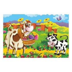 Art Puzzle Romantik İnek 25 Parça Ahşap Puzzle