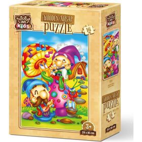 Art Puzzle Şarkıcı Elfler 16 Parça Ahşap Puzzle