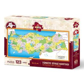 Art Puzzle Türkiye Haritası 123 Parça Puzzle