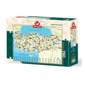 Art Puzzle Türkiye Kültür Haritasi 260 Parça Puzzle
