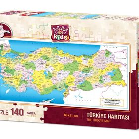 Art Puzzle Türkiye Siyasi Haritası 140 Parça Puzzle