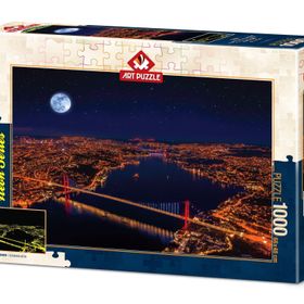 Art Puzzle Üç Köprü Bosphorus 1000 Parça Neon Puzzle