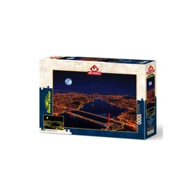 Art Puzzle Üç Köprü Bosphorus 1000 Parça Neon Puzzle