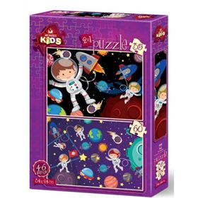 Art Puzzle Uzay 2'li 35+60 Parça Puzzle