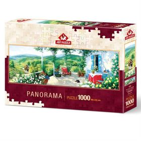 Art Puzzle Verandadaki Misafir Panorama 1000 Parça Puzzle