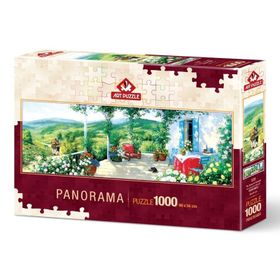 Art Puzzle Verandadaki Misafir Panorama 1000 Parça Puzzle